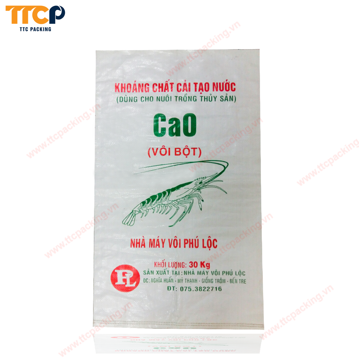 Bao Vôi Bột Tráng 30Kg