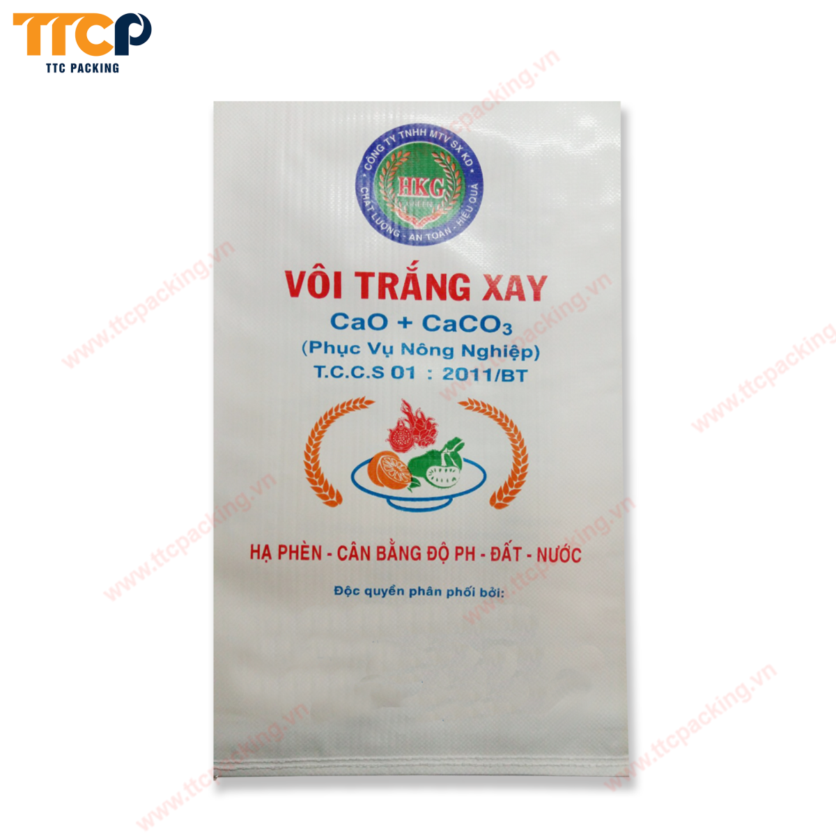 Bao Vôi Trắng Xay Tráng 50Kg